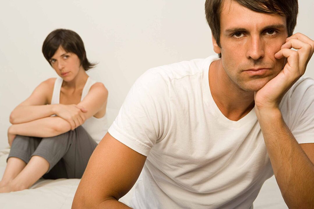 Negative factors stimulate the development of impotence in men